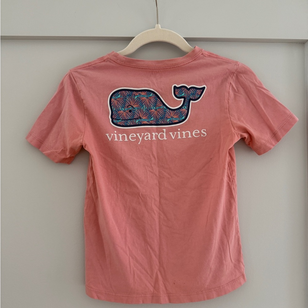 Vineyard Vines Kids' Coral Whale Graphic Tee
